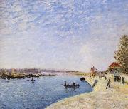 Saint-Mammes et les Bords du Loing Alfred Sisley